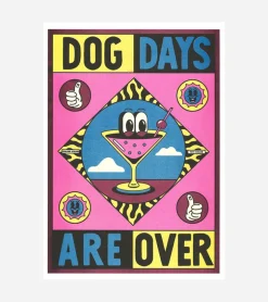 Affiche A3 Dog Days Are Over, Florence + The Machine - Kiblind Atelier