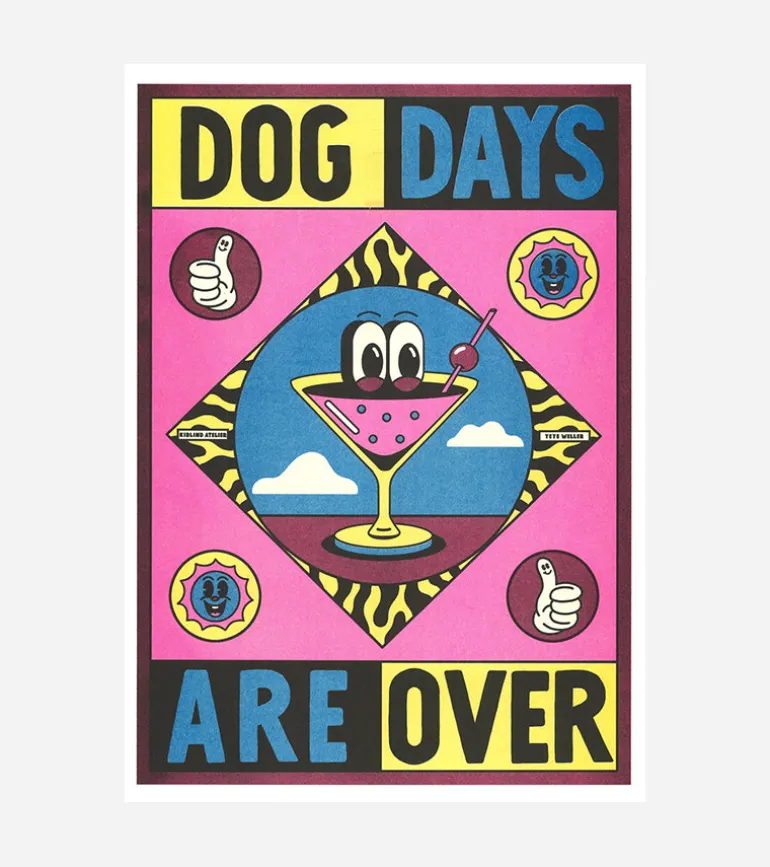 Affiche A3 Dog Days Are Over, Florence + The Machine - Kiblind Atelier
