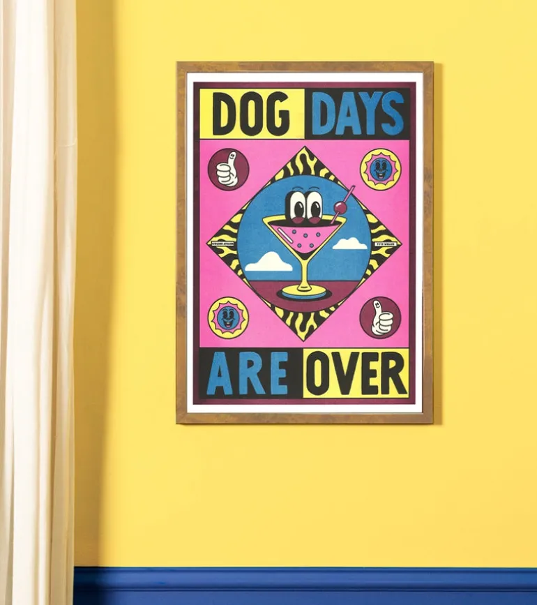 Affiche A3 Dog Days Are Over, Florence + The Machine - Kiblind Atelier