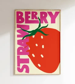 Affiche A3 Strawberry - Inouï Affiches