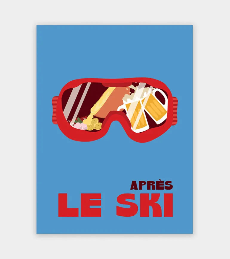 Affiche 30x40 Après le ski - Soleil Mojito