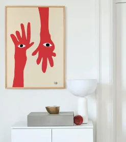 Affiche 30x40 Hamsa Hands - Paper collective