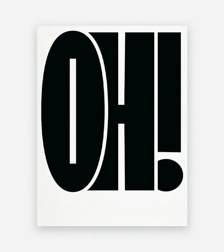 Affiche 30x40 OH! - Studio Topo