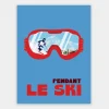Affiche 30x40 Pendant le ski - Soleil Mojito