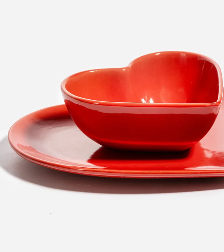 Assiette coeur