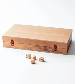 Backgammon en bois de manguier