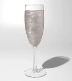 Bombes à paillettes argentées pour cocktails