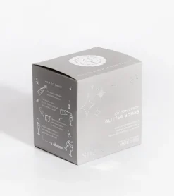 Bombes à paillettes argentées pour cocktails