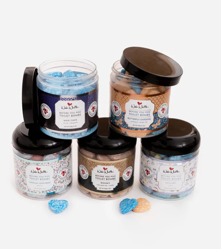 Bombes d'amour odorantes pour toilettes