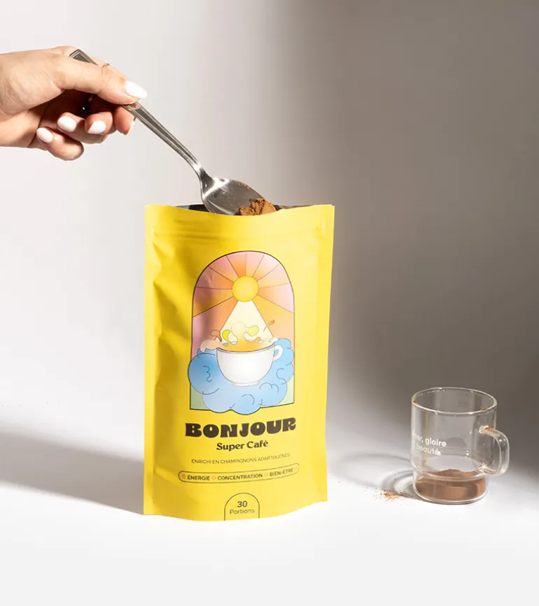 Bonjour - Super café aux champis adaptogènes