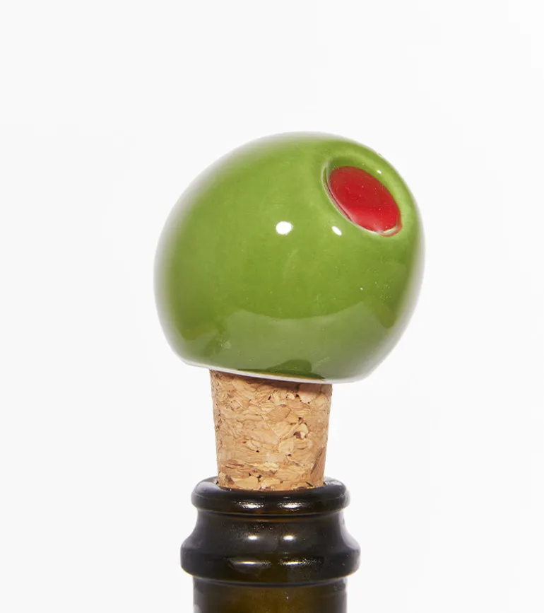 Bouchon à vin olive