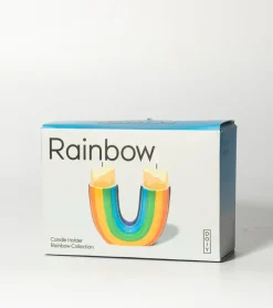 Bougeoir arc-en-ciel