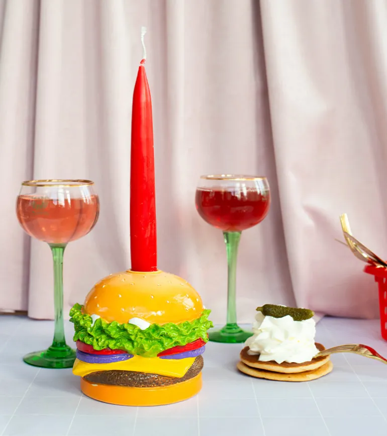 Bougeoir Hamburger