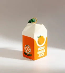 Boule de Noël - Brique de jus d'orange