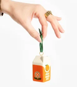 Boule de Noël - Brique de jus d'orange