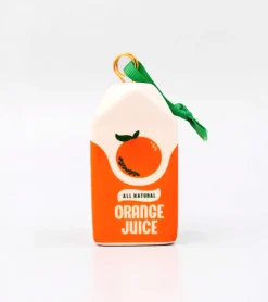 Boule de Noël - Brique de jus d'orange