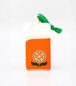 Boule de Noël - Brique de jus d'orange