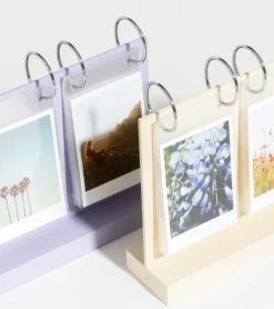 Cadre photo en bois à feuilleter pour Instax