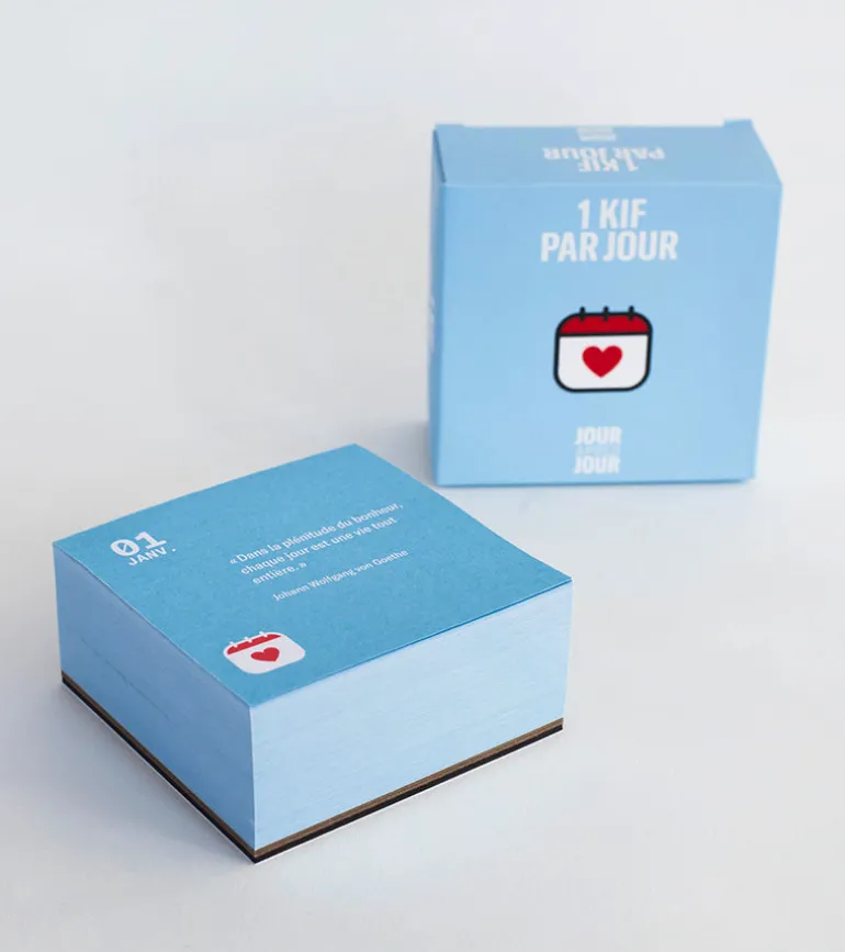 Calendrier Jour après jour - 1 kif par jour