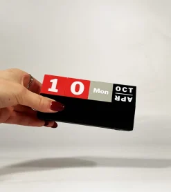 Calendrier perpétuel en cubes