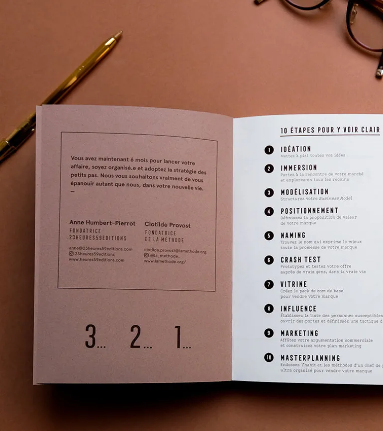 Carnet pour Entreprendre - Créez votre entreprise