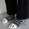 Chaussettes moumoute chat