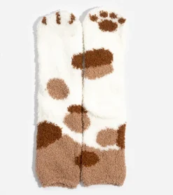 Chaussettes moumoute chat