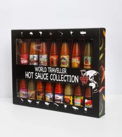 Coffret de 15 sauces piquantes du monde