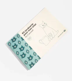 Coffret de graines à jardiner pour chat