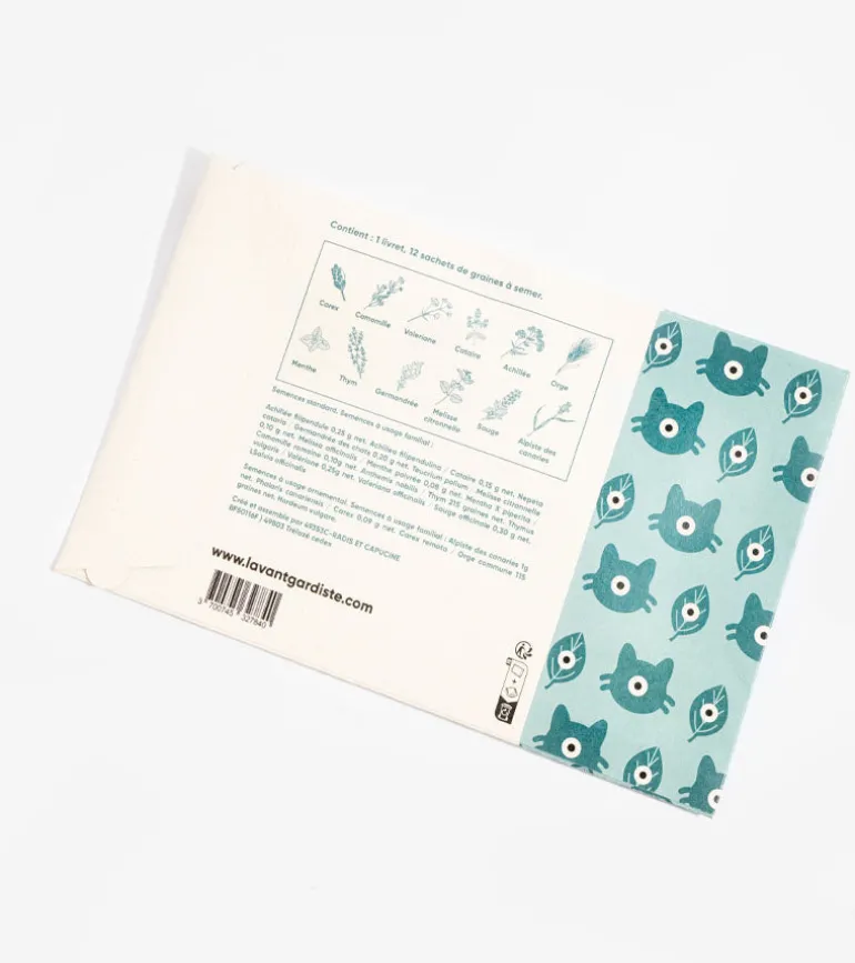 Coffret de graines à jardiner pour chat