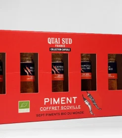 Coffret de piments - Echelle de Scoville