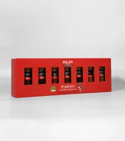 Coffret de piments - Echelle de Scoville