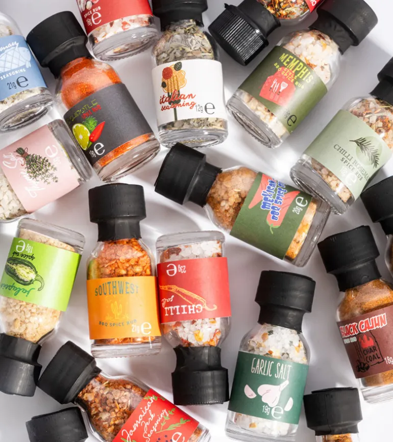 Coffret d'épices pour barbecue, set de 20