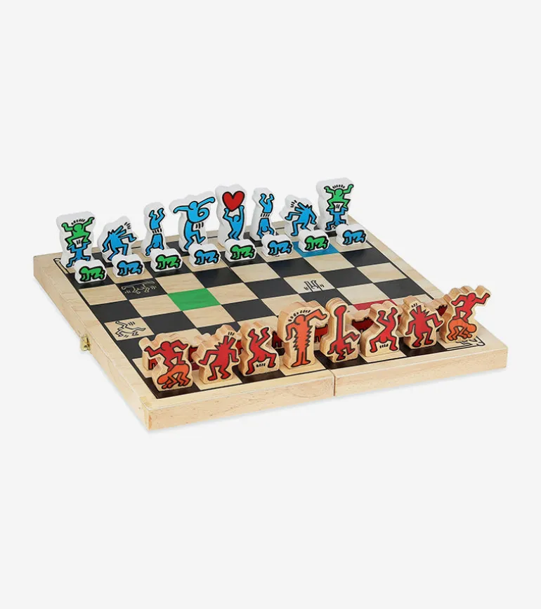 Coffret jeu d'échecs Keith Haring