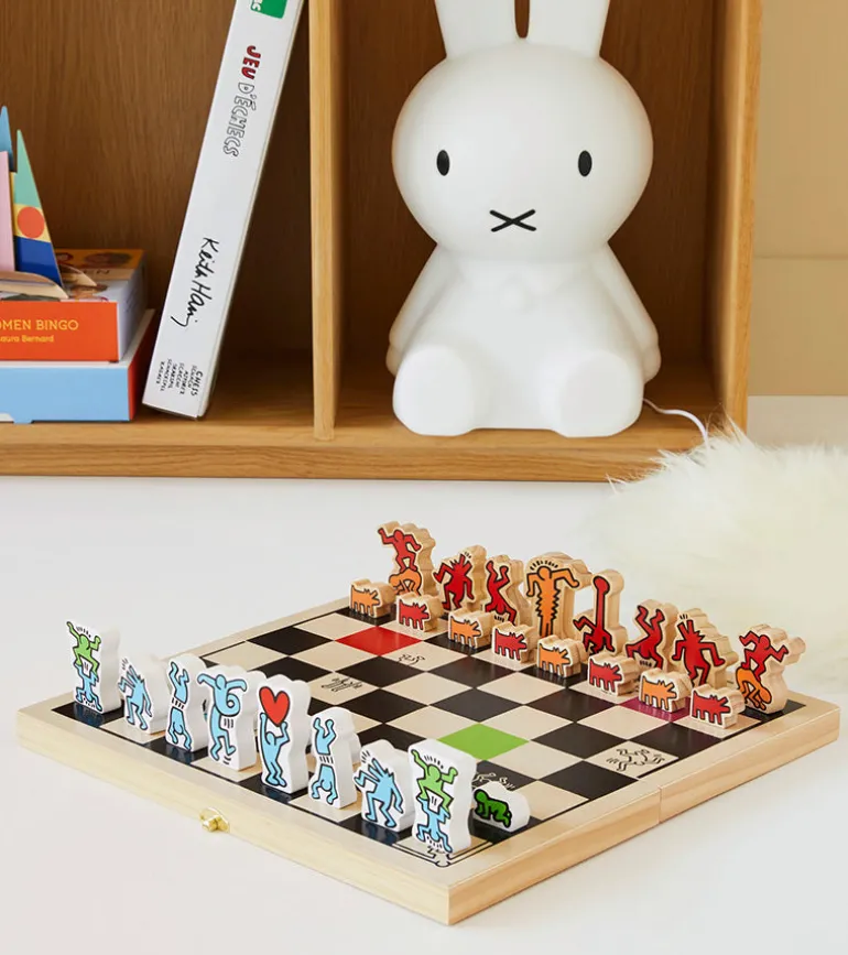 Coffret jeu d'échecs Keith Haring