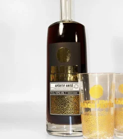 Coffret Pastis noir & verres