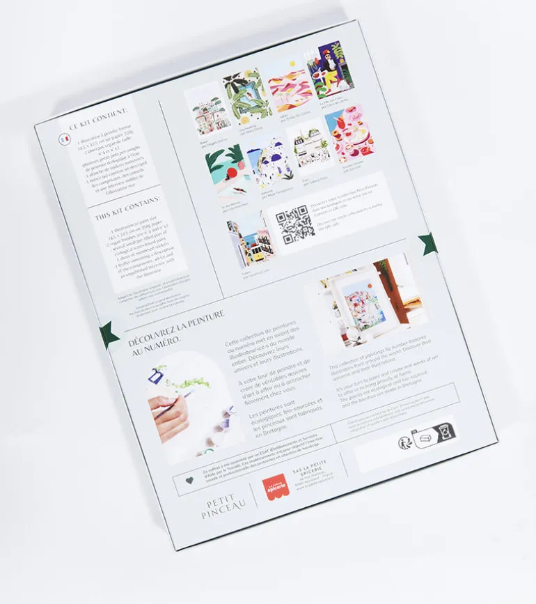 Coffret peinture au numéro