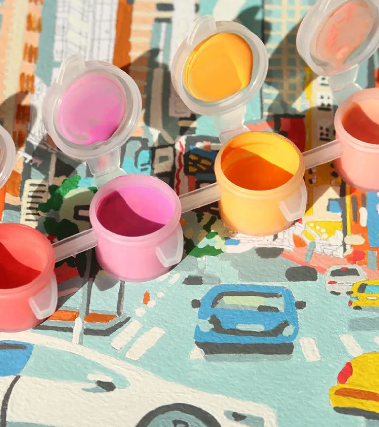 Coffret peinture au numéro