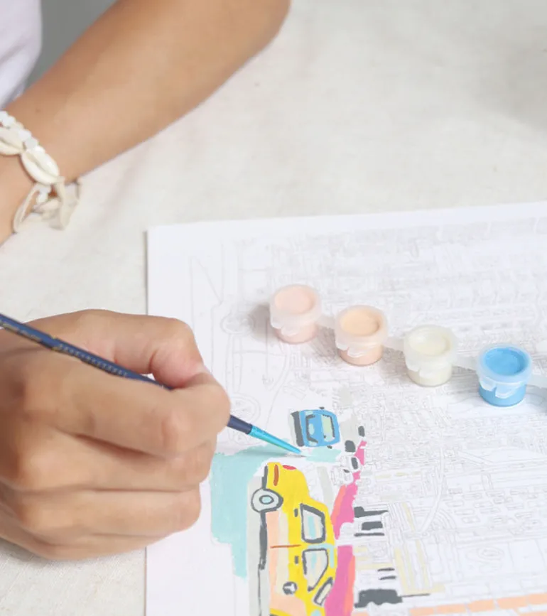 Coffret peinture au numéro