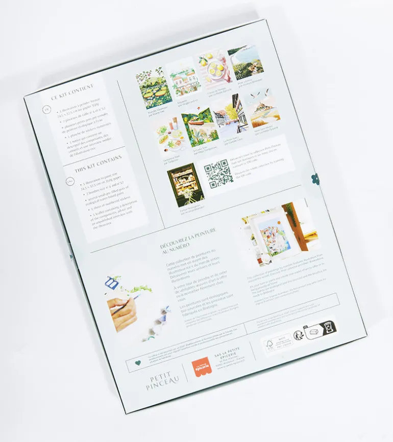 Coffret peinture au numéro