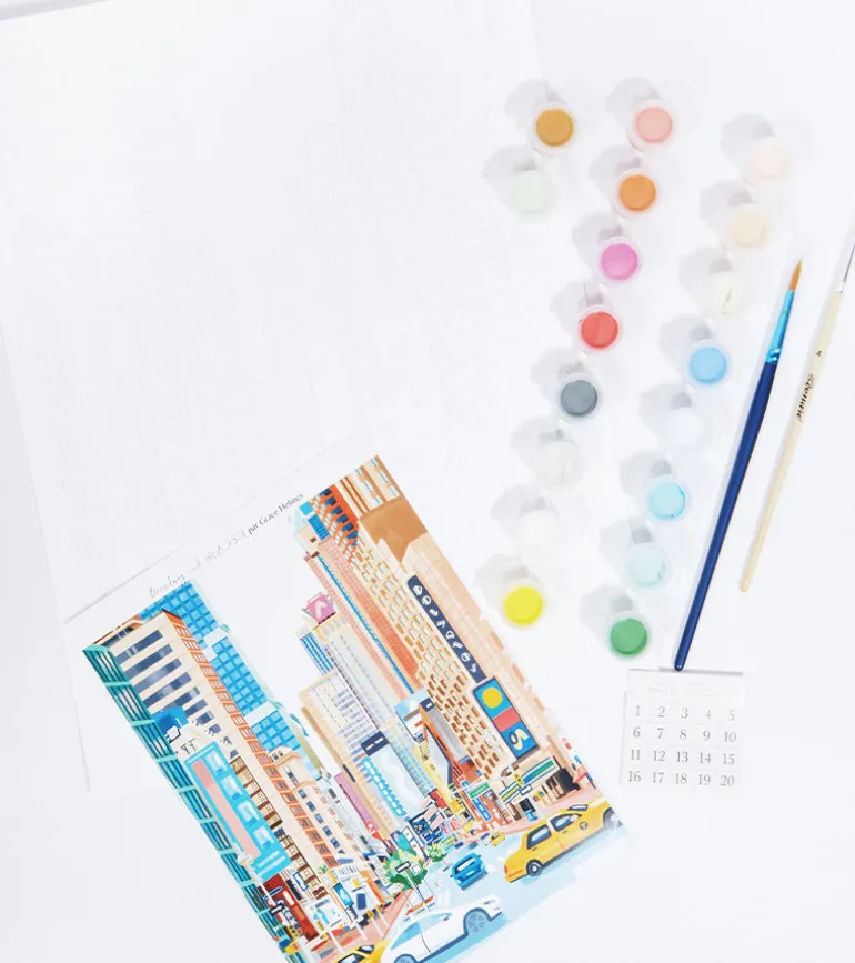 Coffret peinture au numéro