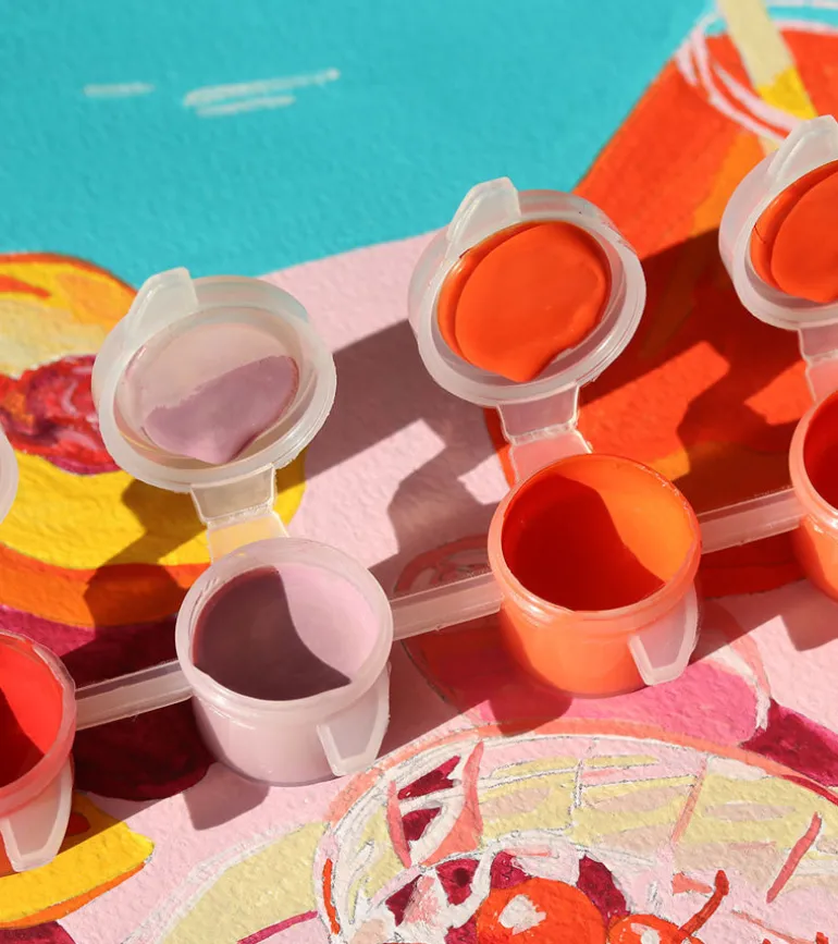 Coffret peinture au numéro