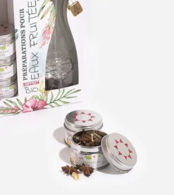 Coffret pour préparer son eau infusée aux fruits