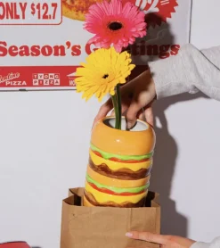 Fast Food - Vase Burger en céramique