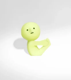 Figurine fluorescente Smiski - série Yoga