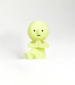 Figurine fluorescente Smiski - série Yoga