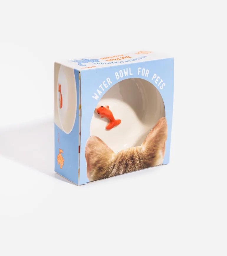 Gamelle leurre poisson pour chats