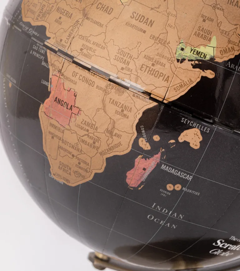 Globe terrestre à gratter