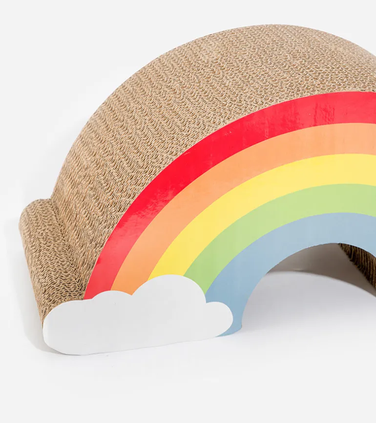 Griffoir arc-en-ciel pour chats