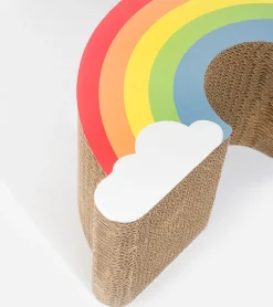 Griffoir arc-en-ciel pour chats